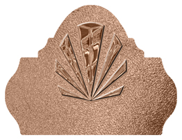 DARAY L 602 BZ SH BZ Bronze Sunburst Shimmer Bronze Background